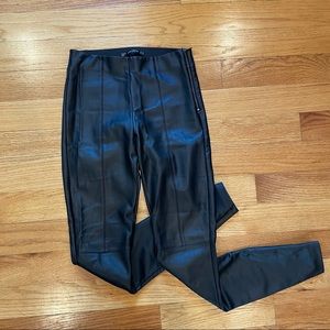 Zara Trafaluc Collection Faux Leather Pants